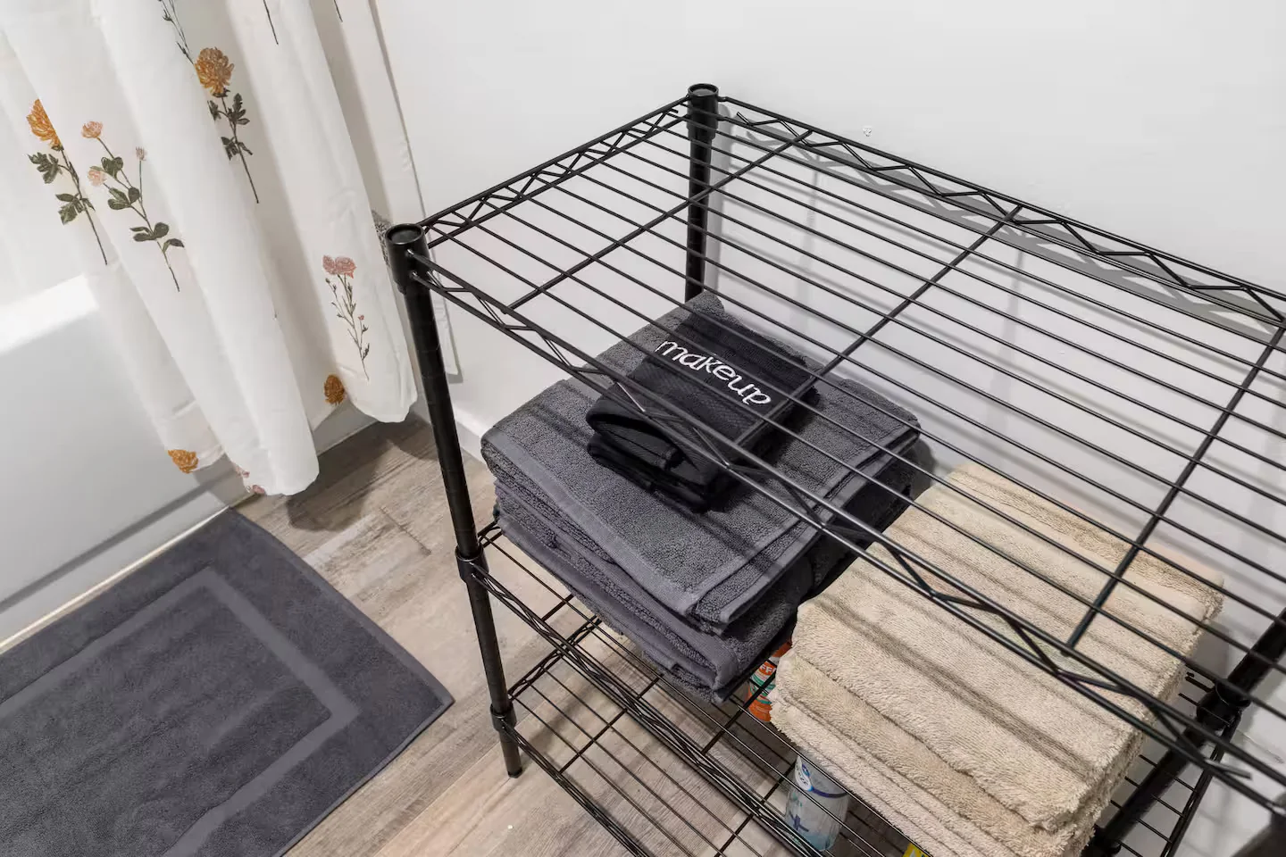 Guest luggage rack inside the dome